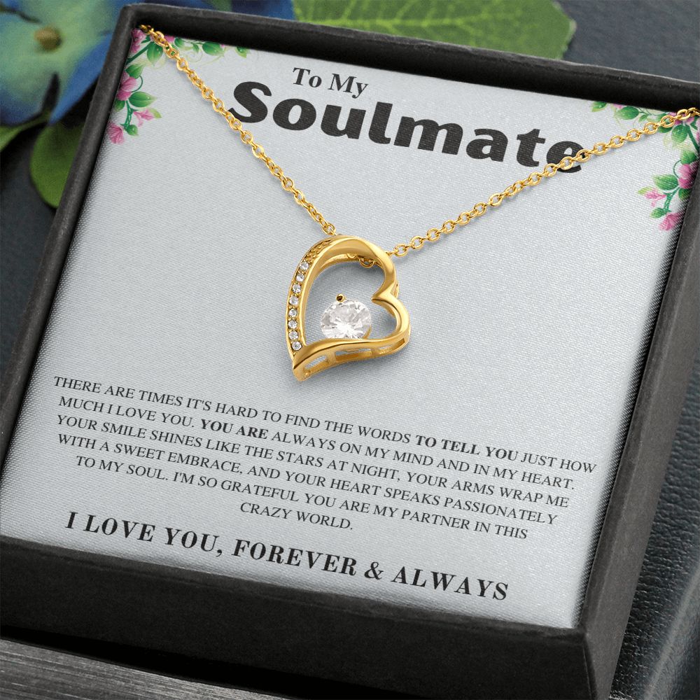 To My Soulmate | Forever Love Necklace