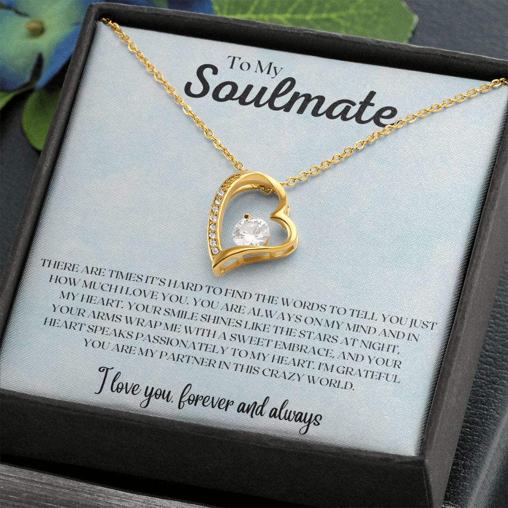 To My Soulmate | Forever Love Necklace (There Are Times)